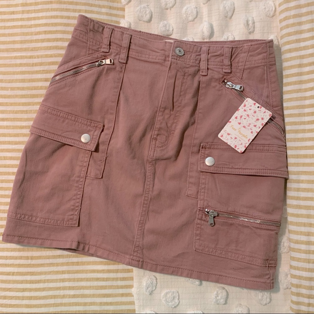 NEW Free People Utility Skirt